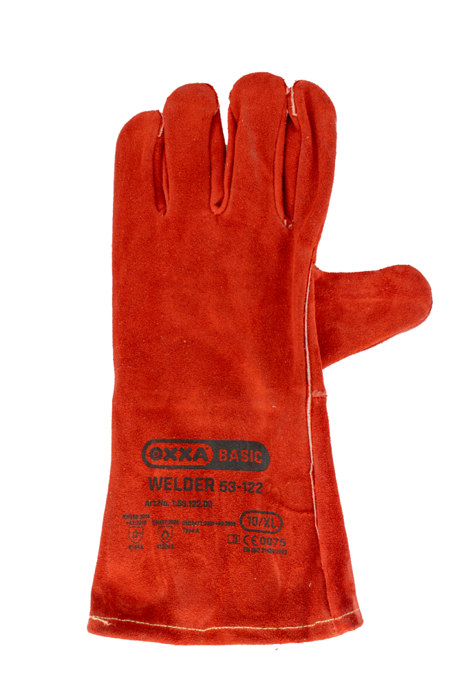 Handschoen, kevlar, rood (12 paar/zak)