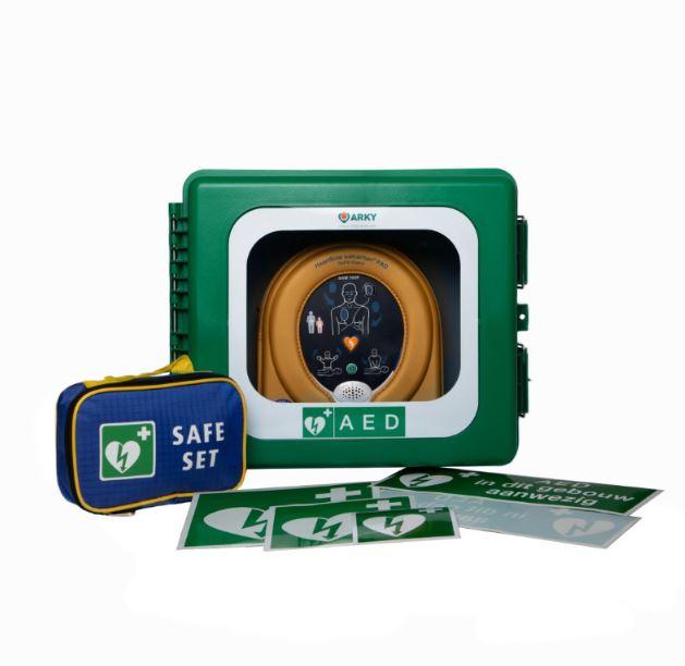 AED Pakket: Heartsine Samaritan PAD 360P FR met ARKY Outdoor Buitenkast