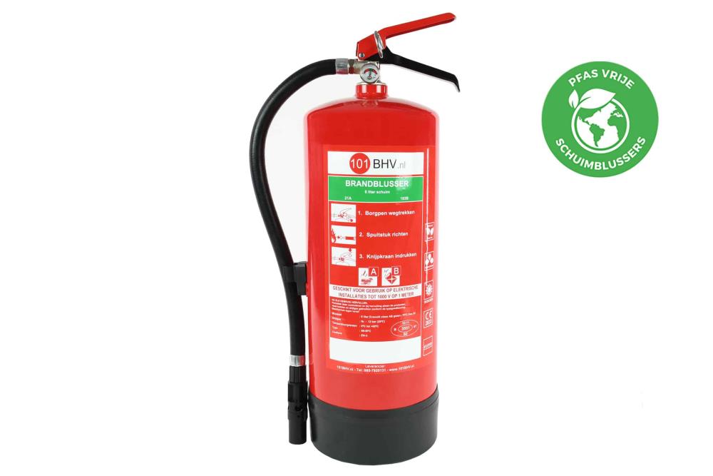 Sproeischuimblussers PFAS/Fluor-vrij 6L
