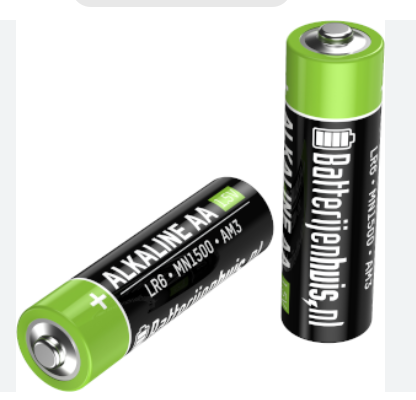 Pinlite AA batterij (2 stuks) voor Rotaidkast