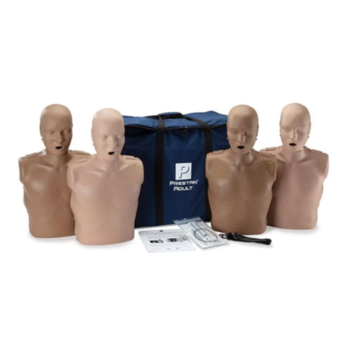 PRESTAN Adult CPR Manikin 4-Pack with CPR Feedback (Diversity Kit)