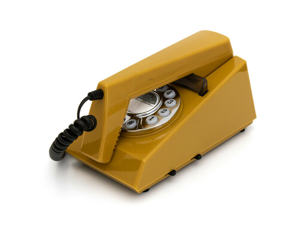 GPO Trim telefoon functionele jaren ’60 ontwerp mosterd