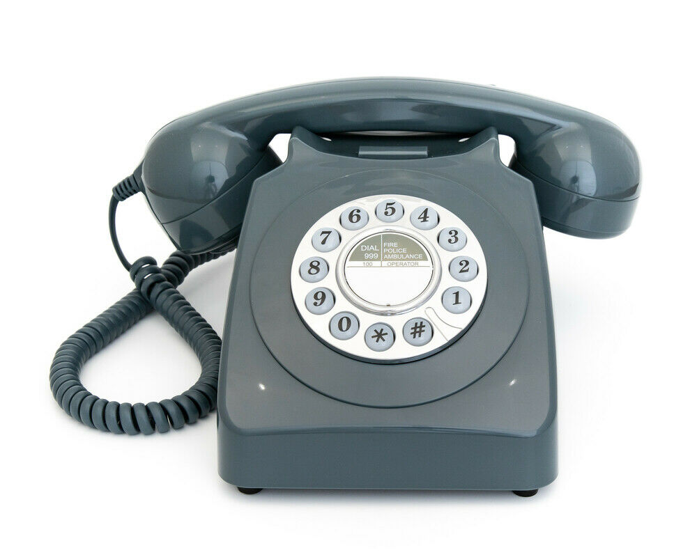 GPO 746 telefoon klassiek jaren ‘70 ontwerp grijs