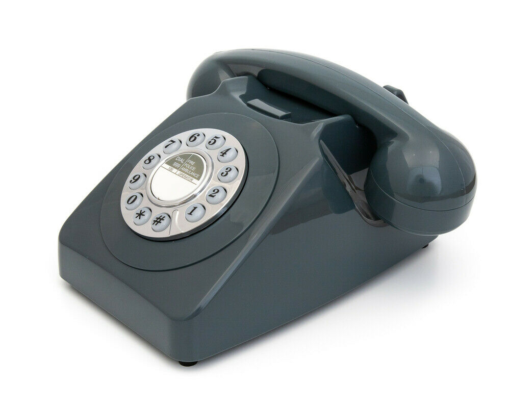 GPO 746 telefoon klassiek jaren ‘70 ontwerp grijs