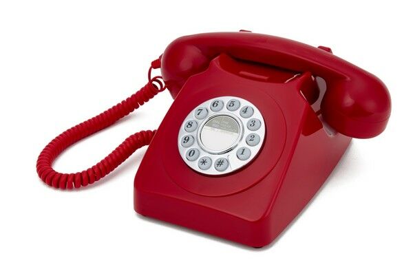 GPO 746 telefoon klassiek jaren ‘70 ontwerp rood