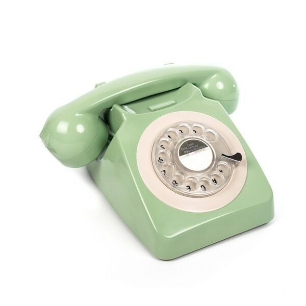 GPO 746 telefoon klassiek jaren ‘70 ontwerp mint groen