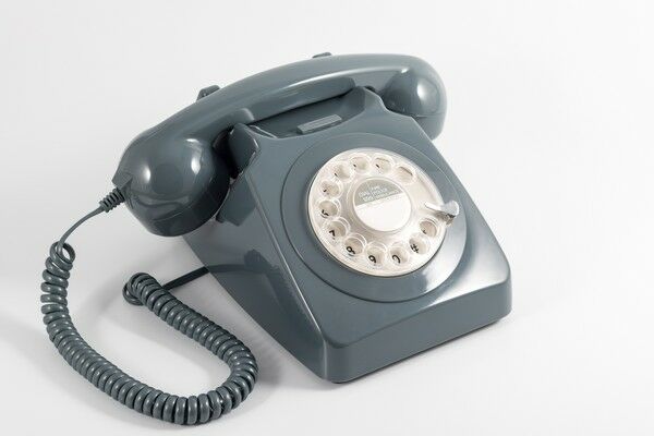 GPO 746 telefoon klassiek jaren ‘70 ontwerp grijs