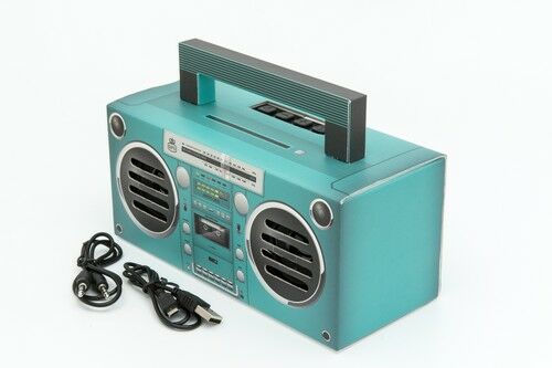 GPO draagbare Bluetooth speaker aqua 