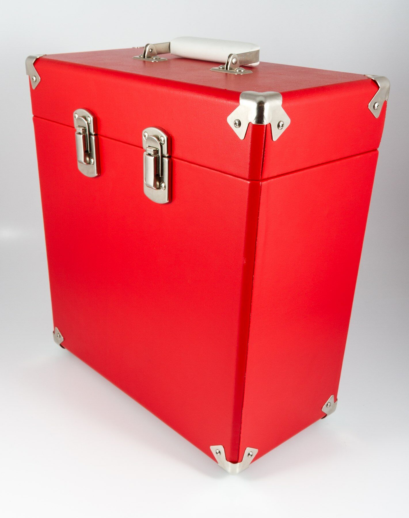 GPO 12" Vinyl koffer voor LP's rood