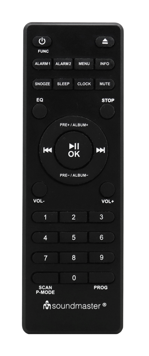 Soundmaster muziekcenter met DAB+, CD en bluetooth 