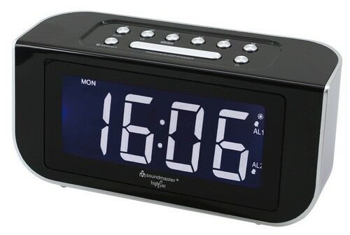 Soundmaster Radiogestuurde wekkerradio met DCF-77 signaal