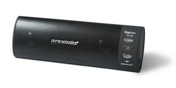 Pure Acoustics HipBox bluetooth speaker zwart