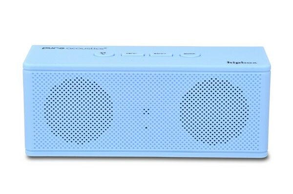 Pure Acoustics bluetooth speaker met radio blauw