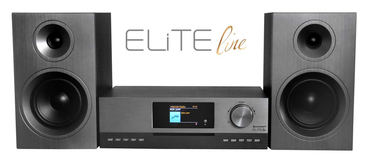 Soundmaster Elite Line music center, internet- DAB+ radio, CD, USB
