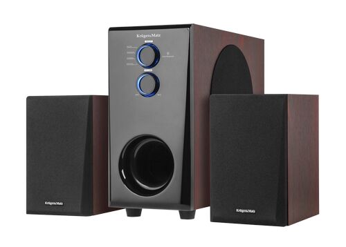 Krüger & Matz Spirit 2.1 actieve boekenplank speakerset (2 colli)