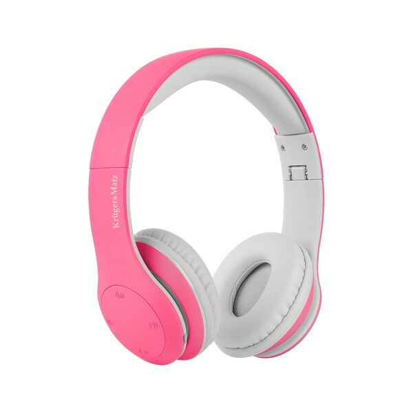 Krüger & Matz kinder bluetooth hoofdtelefoon pink