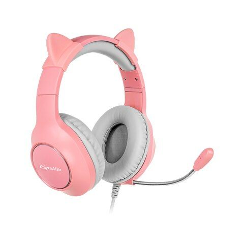 Krüger & Matz Kids gaming hoofdtelefoon pink