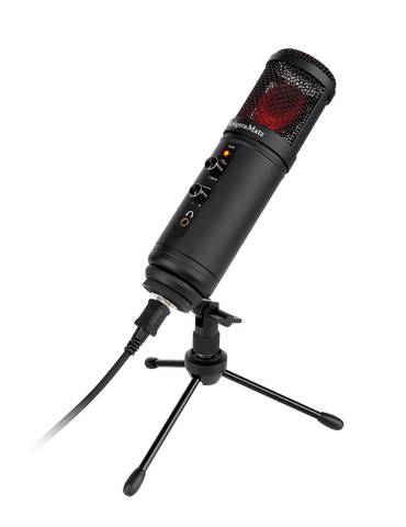 Krüger & Matz Warrior GV-100 Gaming en/of vlogmicrofoon, zwart
