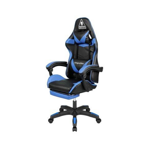 Krüger & Matz Warrior GX-150 gamestoel zwart / blauw