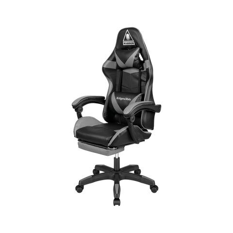 Krüger & Matz Warrior GX-150 gamestoel zwart / grijs