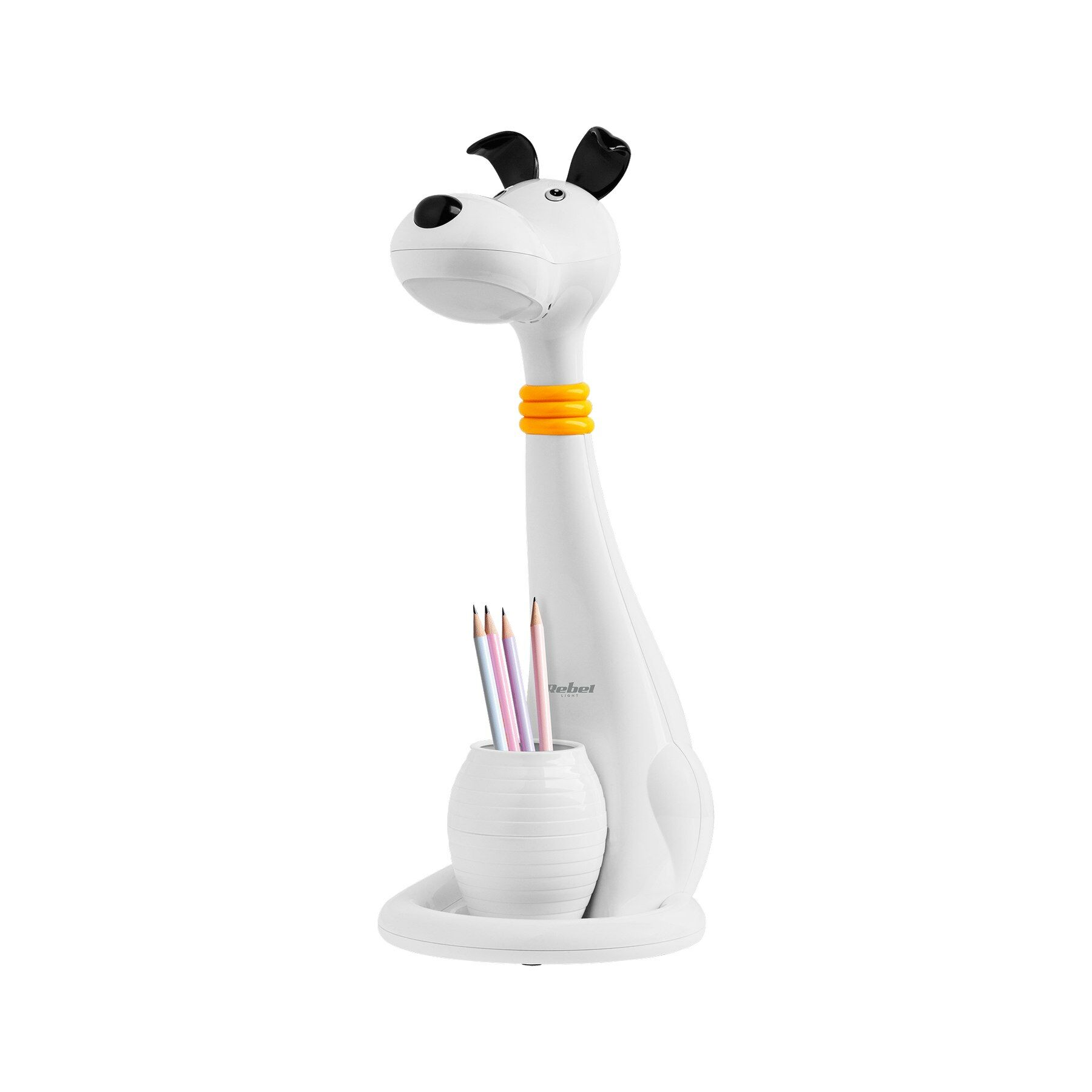 Rebel LED bureaulamp voor kinderen, hond - wit