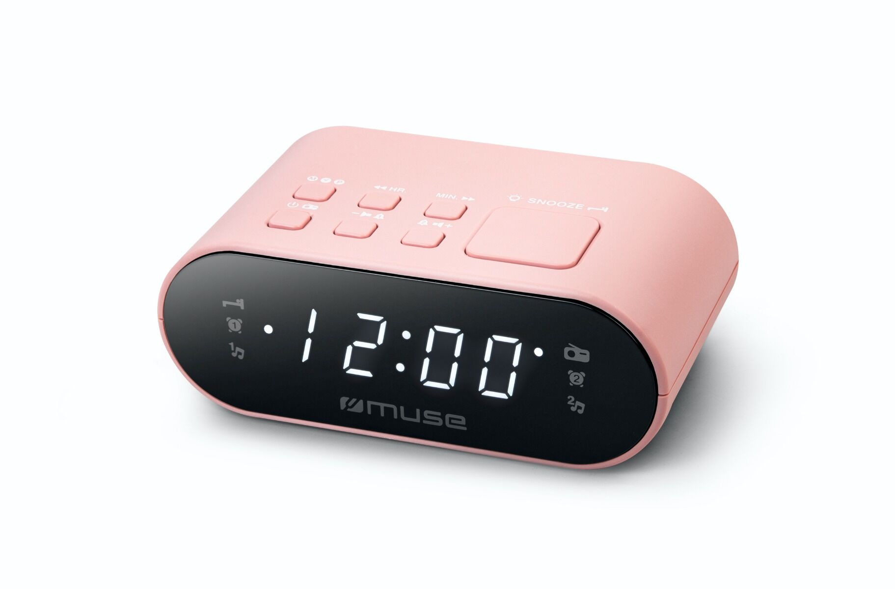 Muse FM wekkerradio, roze