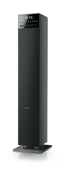Muse bluetooth tower luidspreker met radio, CD/USB zwart