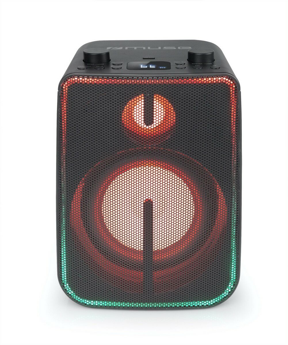 Muse bluetooth Partybox DJ speaker met ingebouwde batterij (60W)