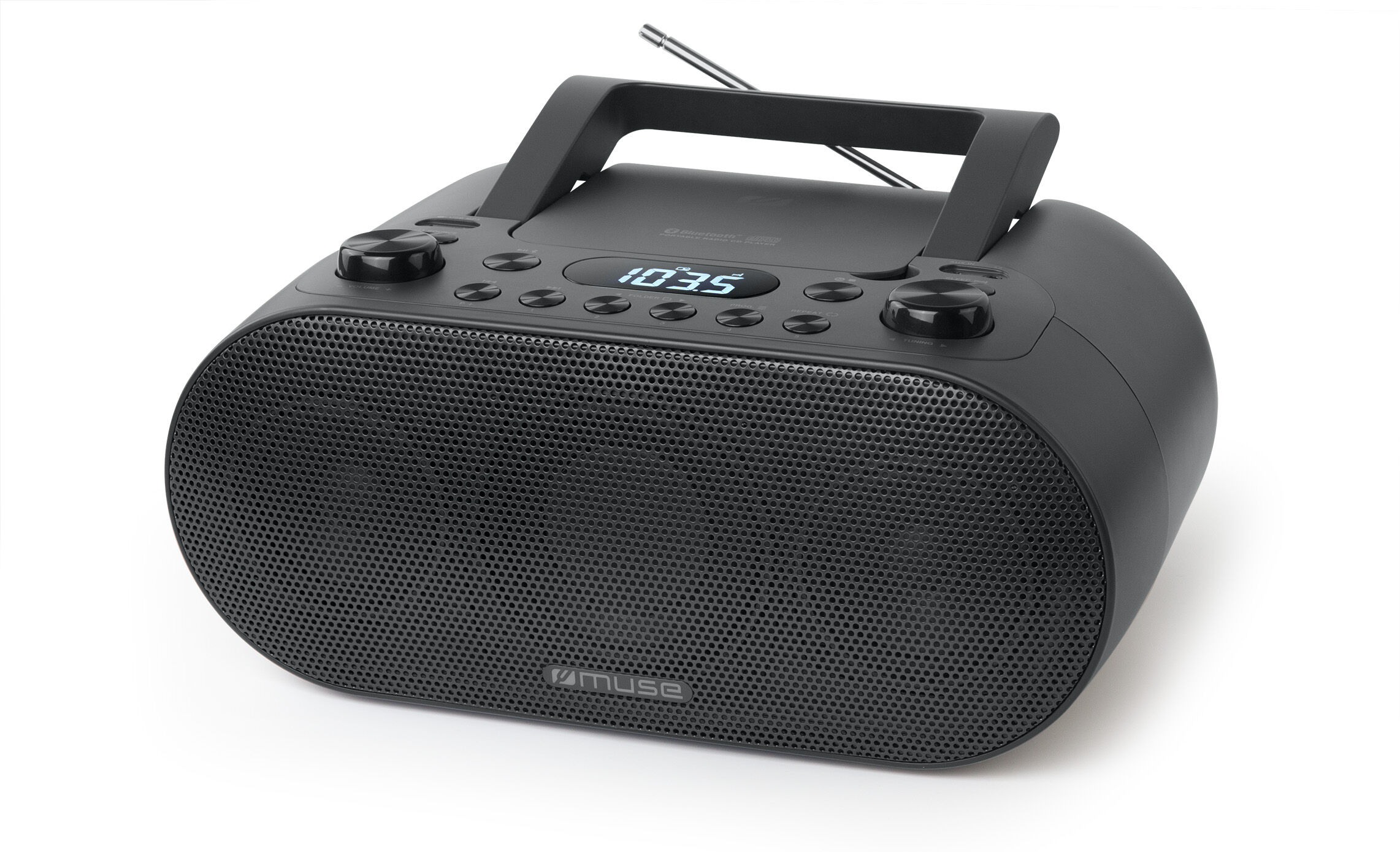 Muse draagbare Radio/CD-speler met USB en bluetooth