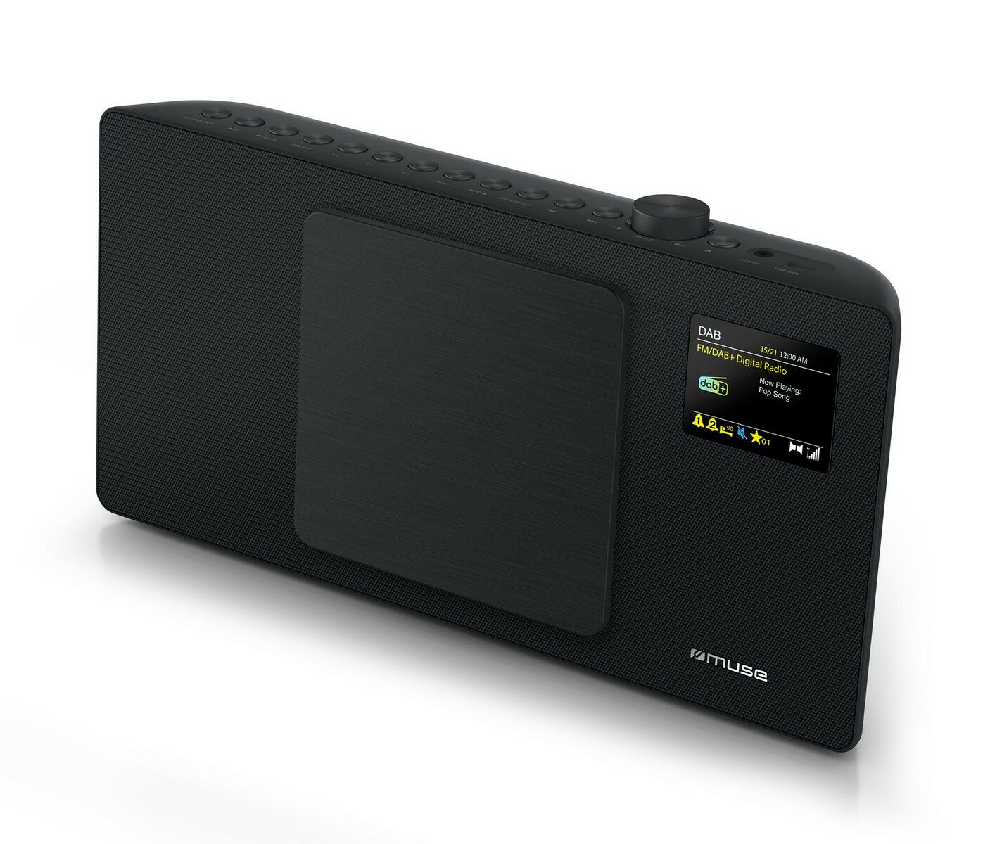 Muse Microsysteem DAB+, CD, USB en Bluetooth, zwart