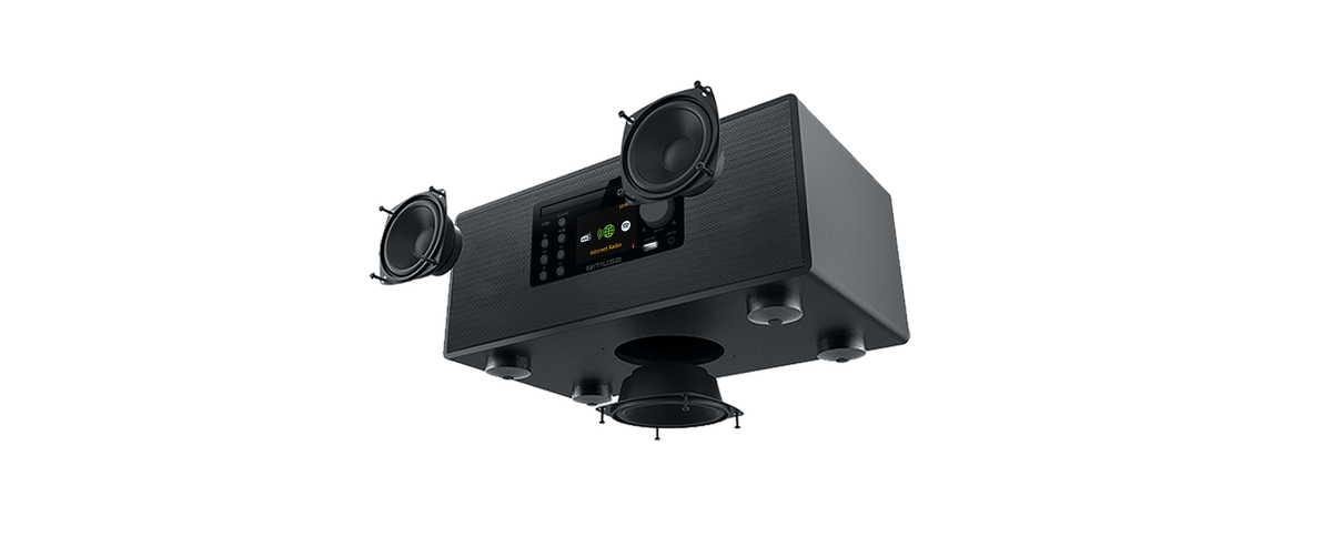Muse Micro systeem Internet, DAB+, bluetooth, CD en USB