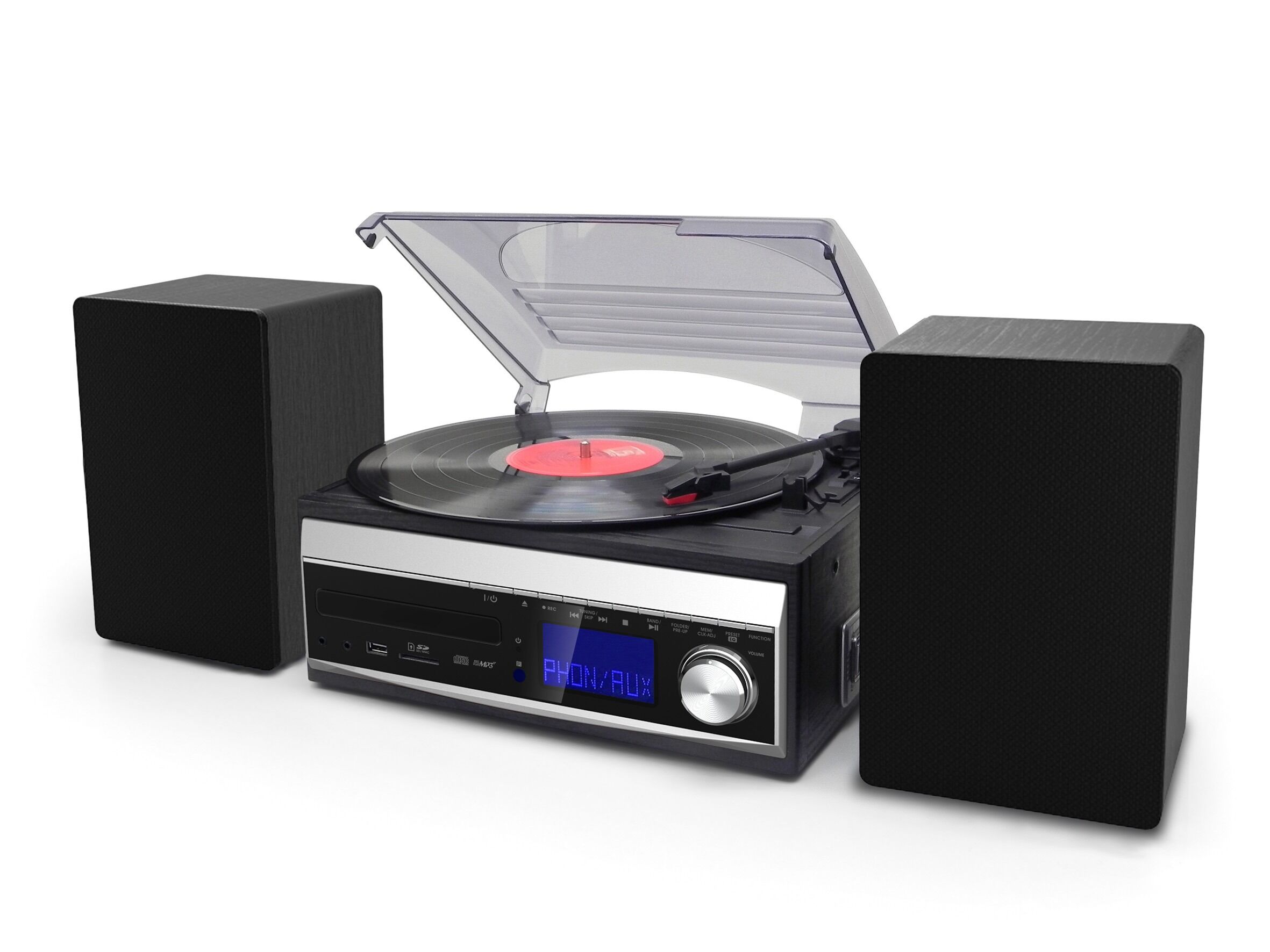 Soundmaster Music center DAB, CD, cassette-, platenspeler