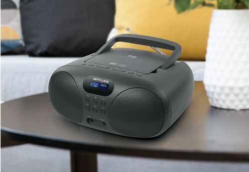 Muse Draagbare DAB+ Radio / CD-speler, zwart