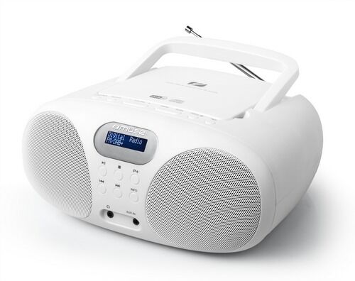 Muse Draagbare DAB+ Radio / CD-speler, wit