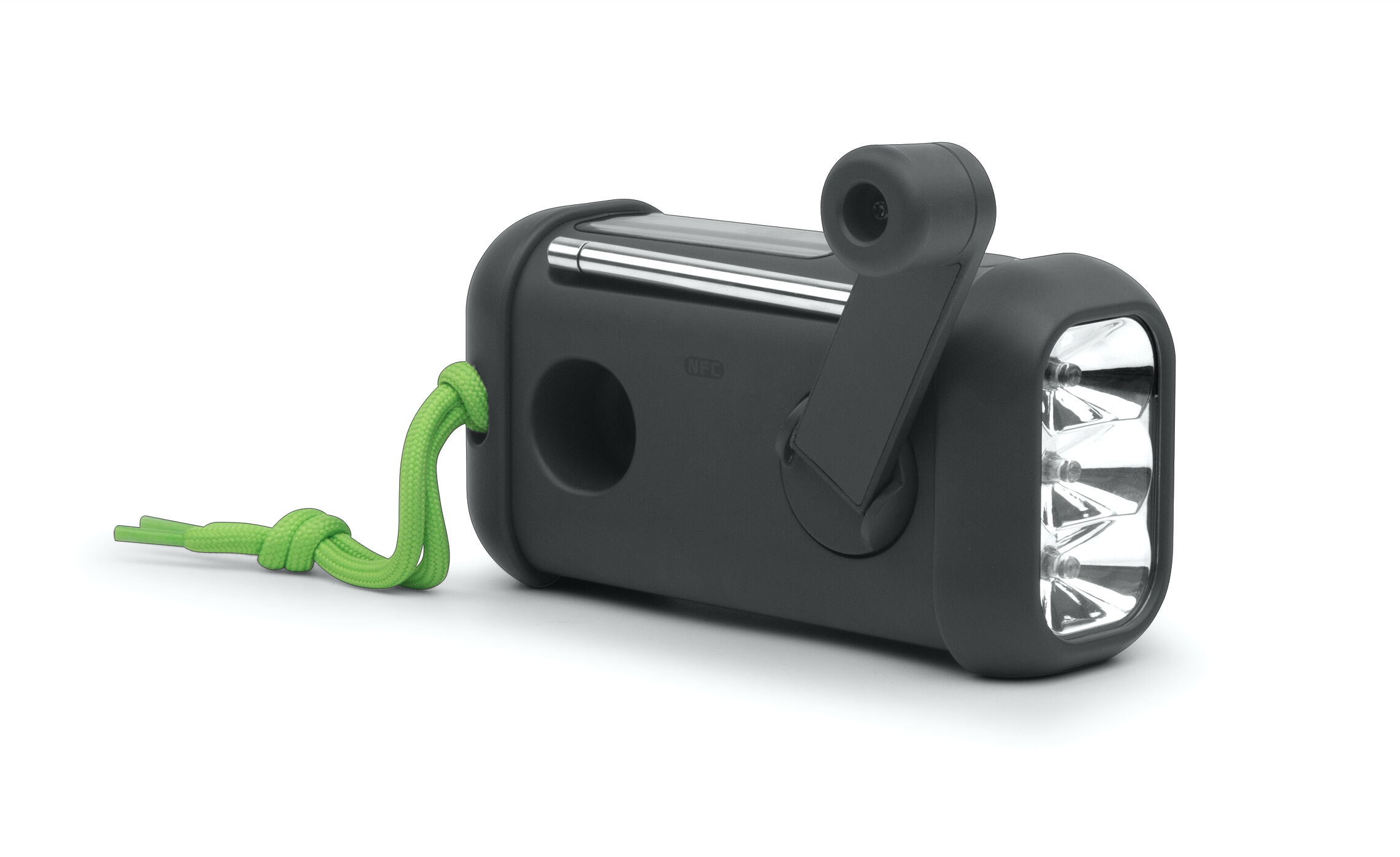 Muse radio/wereldontvanger op zonne-energie en zaklamp