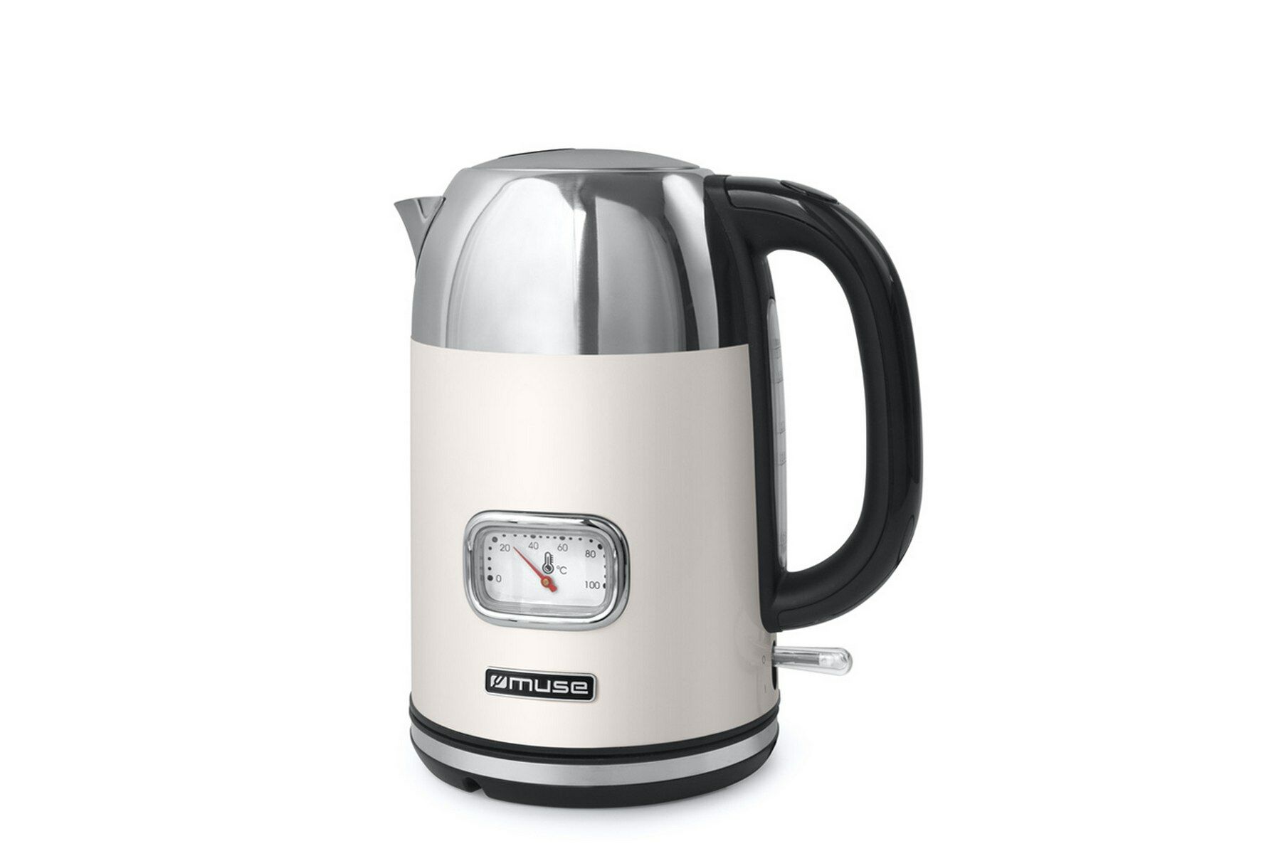 Muse elektrische waterkoker, 1,7 L, crème