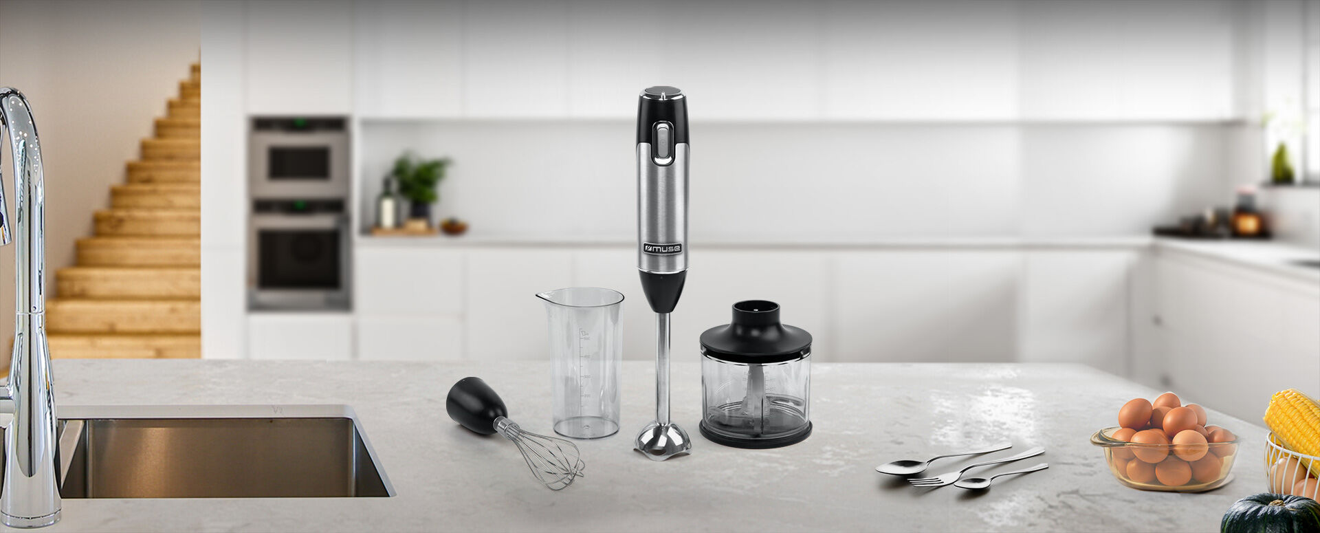 Muse staafmixerset 600W