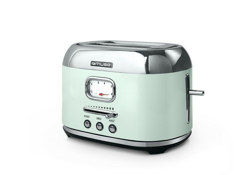 Muse broodrooster, 1.000 W, mint groen