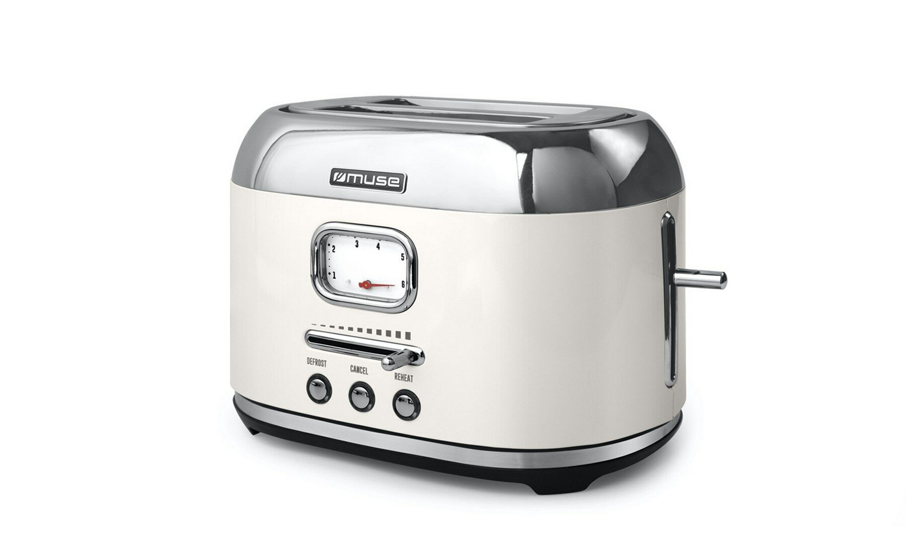 Muse broodrooster, 1.000 W, creme