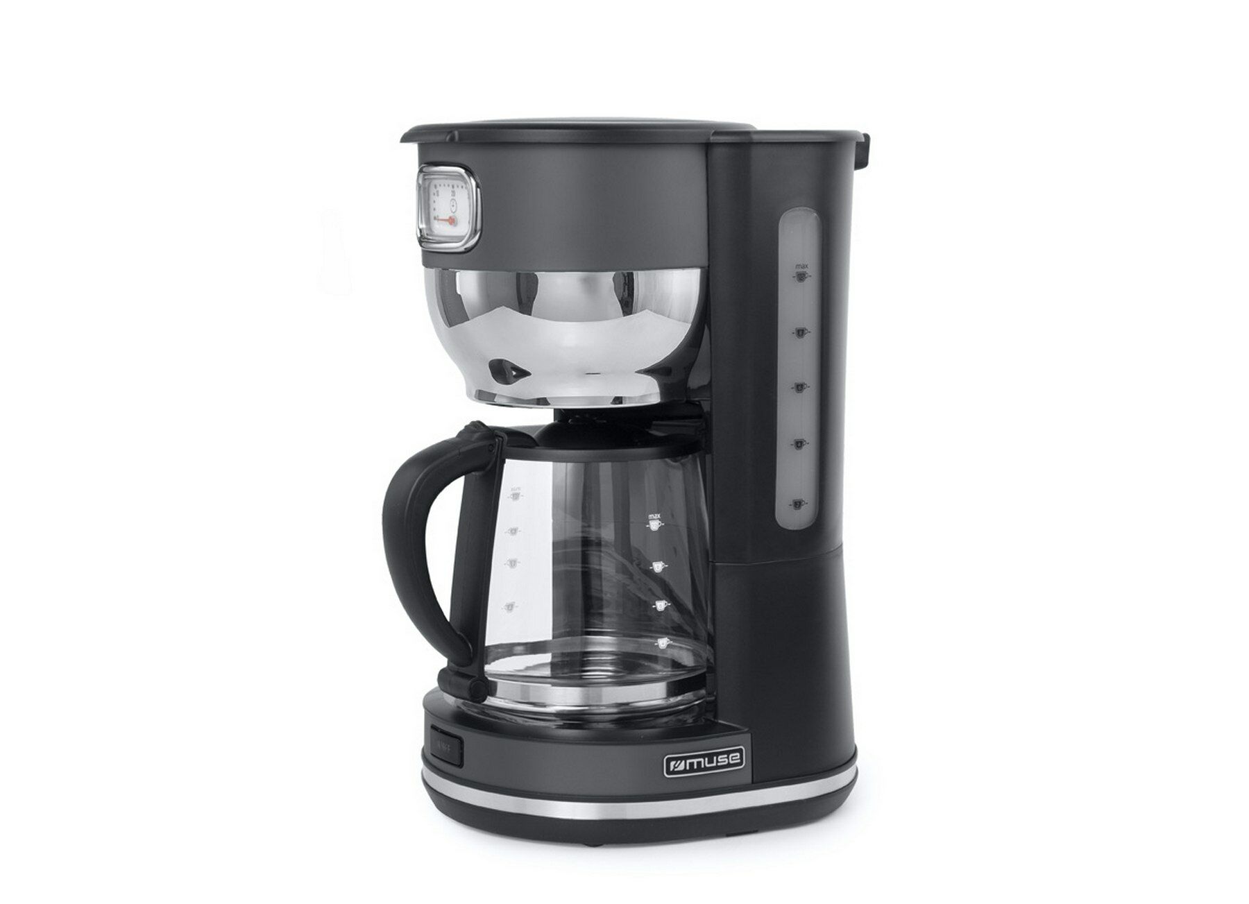 Muse filter-koffiezetapparaat, 1,4 L, antraciet