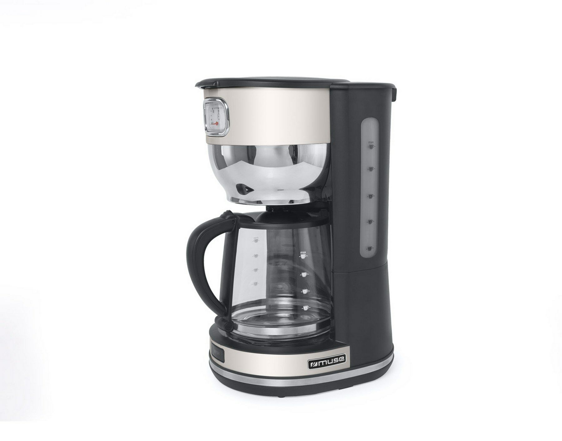 Muse filter-koffiezetapparaat, 1,4 L, antraciet/creme