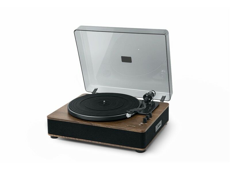 Muse platenspeler bluetooth in/out, en USB, bruin