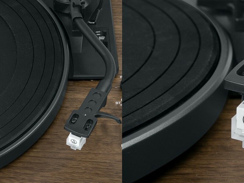 Muse platenspeler bluetooth in/out, en USB, bruin