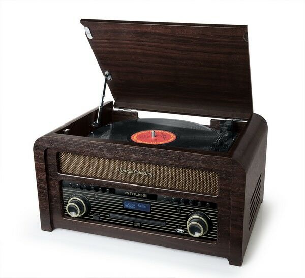 Muse Muziekcenter met DAB+, radio, CD- platenspeler en Bluetooth