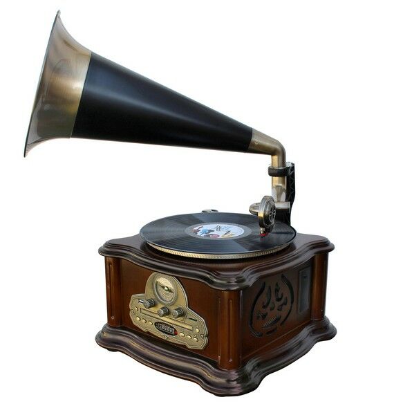 Soundmaster nostalgische music center met grammofoon