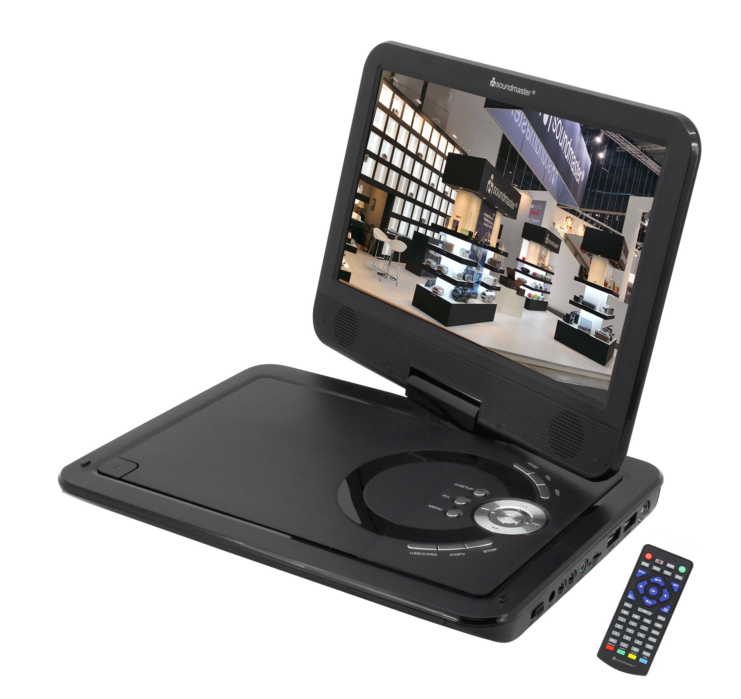 Soundmaster Portable DVD speler met DVB-T2 HD-tuner 10,1”