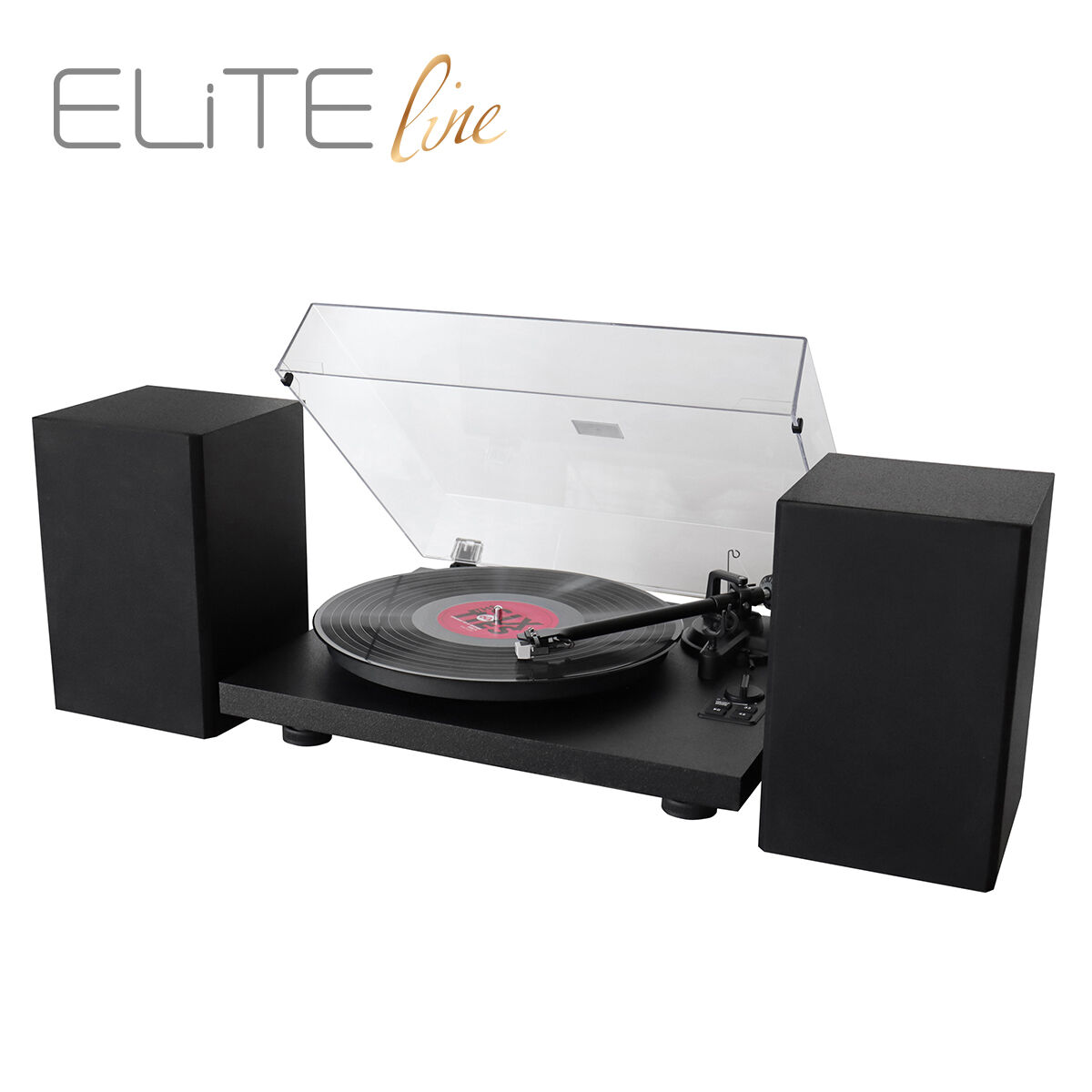 Soundmaster Elite Line platenspeler met twee luidsprekers