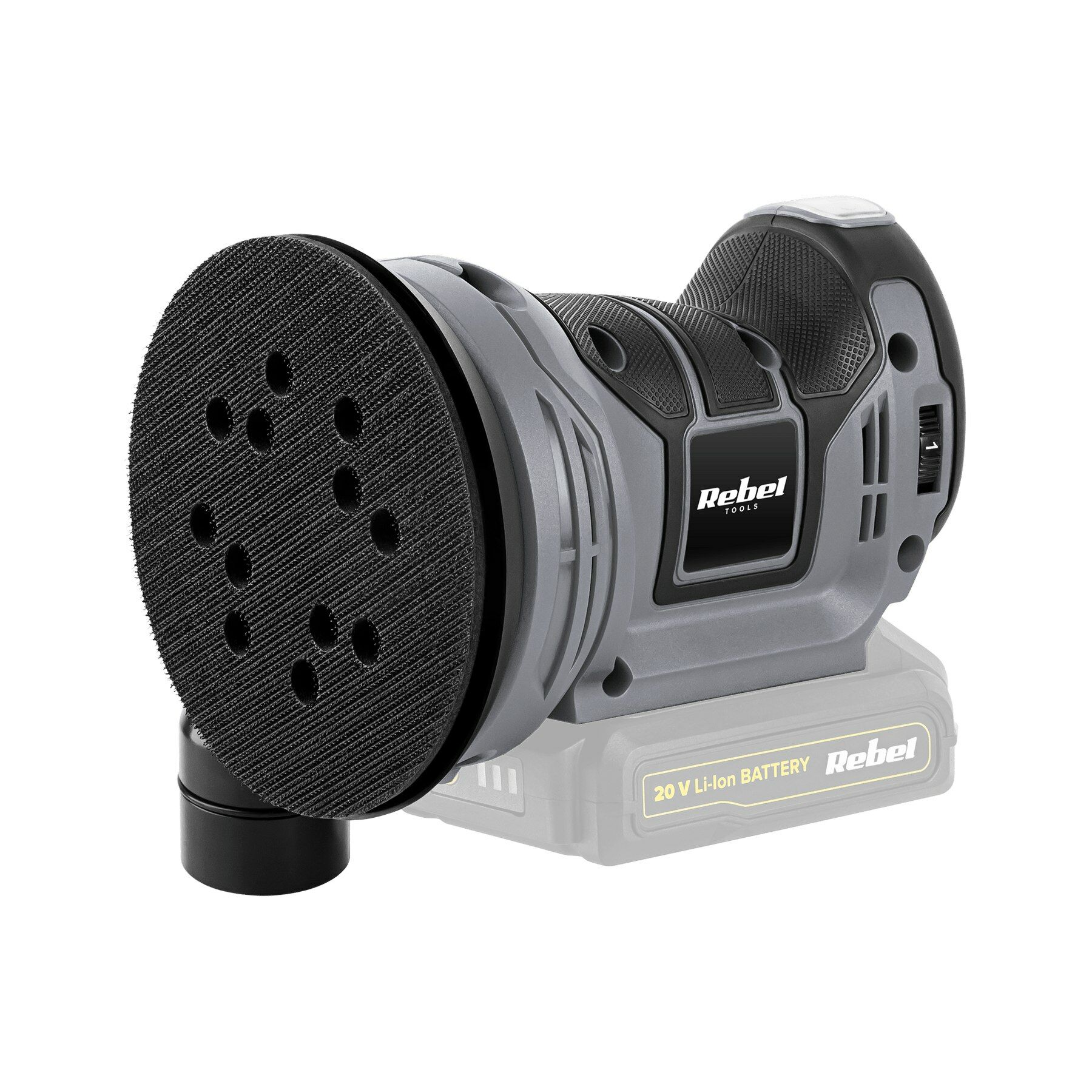 Rebel Excentrische accu-schuurmachine 20 Volt