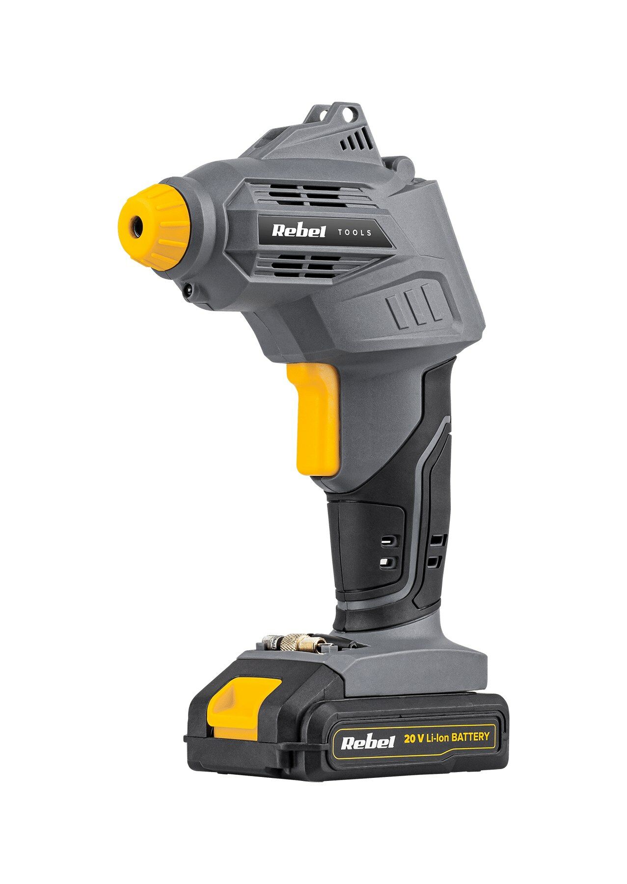 Rebel Accu-compressor 20 Volt, 7 bar