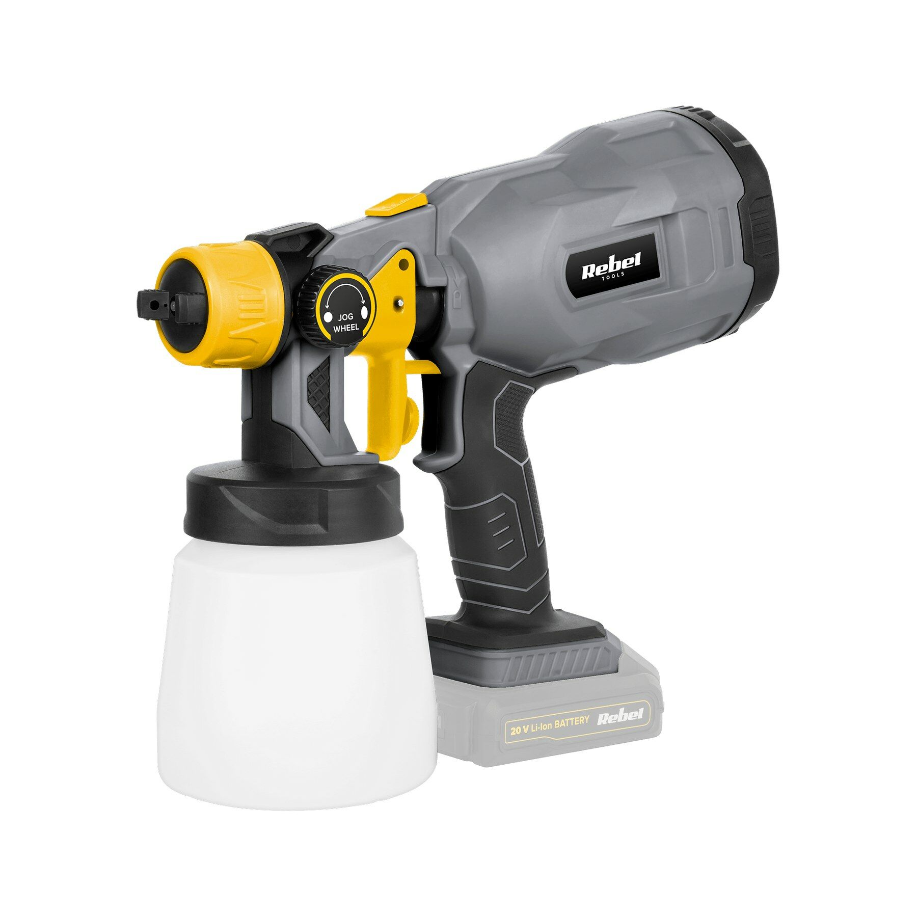 Rebel Snoerloos verfpistool 20 Volt